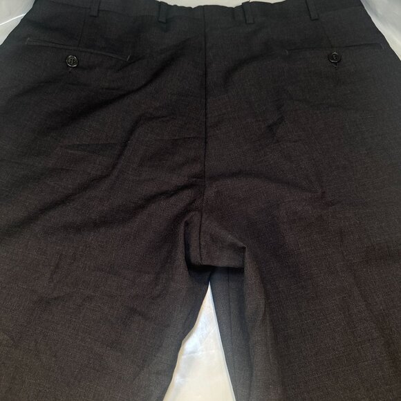 Brooks Brothers Loro Piana Italy Wool Slacks Mens Pleated Cuffed Trousers Pants - Picture 12 of 16